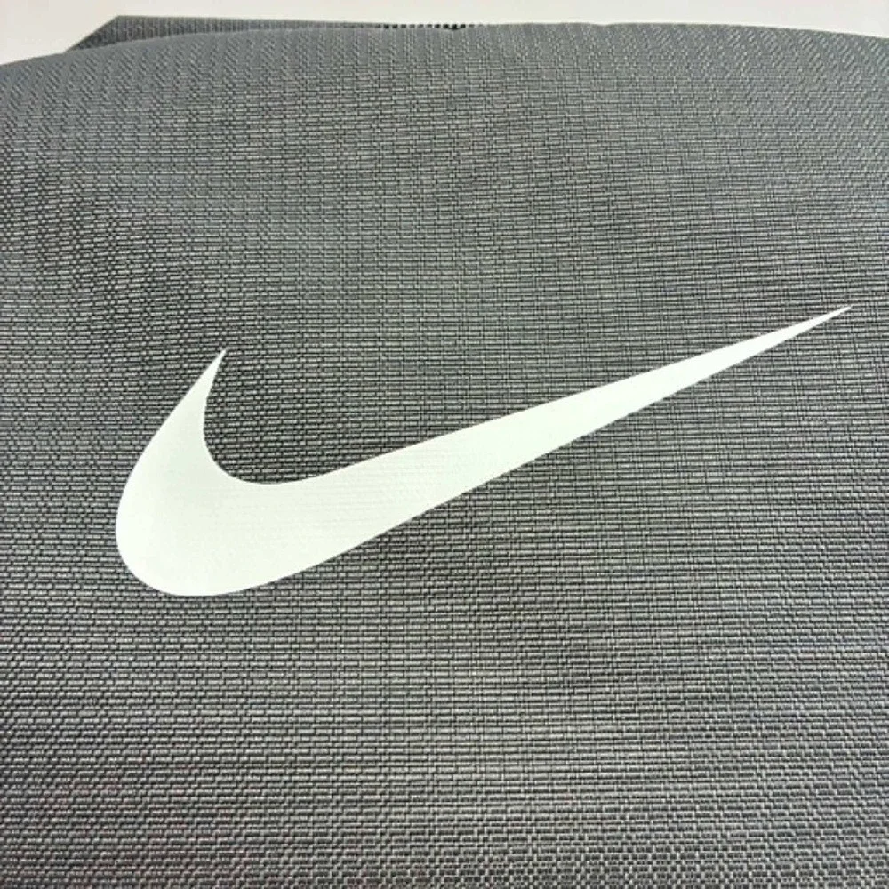 Nike Brasilia Training Backpack XL Gray 30L Swoosh Logo Gym Travel Bag